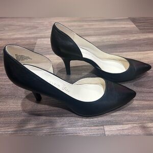 Anne Klein iFlex black leather heels